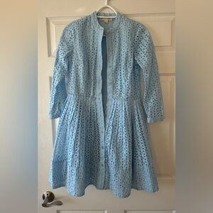 Michael Kors Light Blue Lace Kids Dress